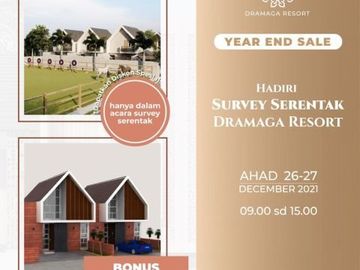 Rumah Syariah type 45/103, hanya 400jutaan gratis Smarthome dekat wisata Curug Gn Bunder Bogor