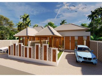 Hunian Klasik Dengan Pintu Gebyok Yang Cantik Dalam Karta Nirwana