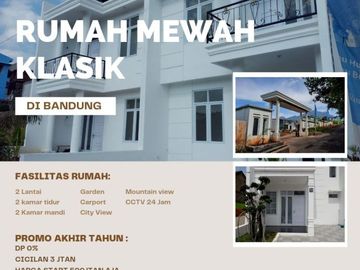 Rumah dijual murah konsep ala villa mewah 2LT 500JTan di Cinunuk dkt GRIYA