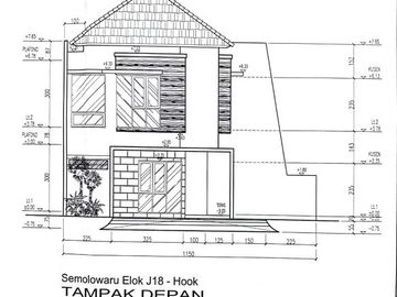 *Dijual Rumah Hook Baru Minimalis Di Semolowaru Elok Sby