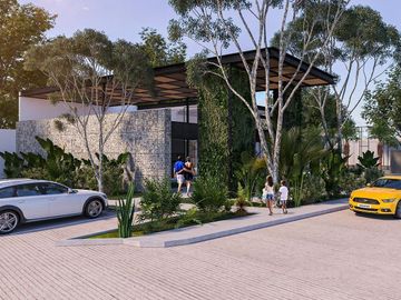 VENTA CASA TIPO VILLA EN PRIVADA RESIDENCIAL EN CHOLUL, NORTE DE MERIDA, YUCATAN