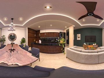 VENTA CASA TIPO VILLA EN PRIVADA RESIDENCIAL EN CHOLUL, NORTE DE MERIDA, YUCATAN
