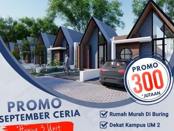 Rumah 300 Jutaan Di Buring Kedungkandang Malang Aztech