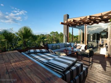Penthouse con alberca privada, desarrollo con diseño avant garde inspirado en el