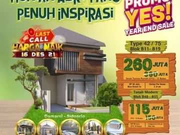 Perumahan Lingkar Timur Sidoarjo - ON SALE! Diamond Village Juanda 3, Hunian Murah dan Asri Segera Miliki