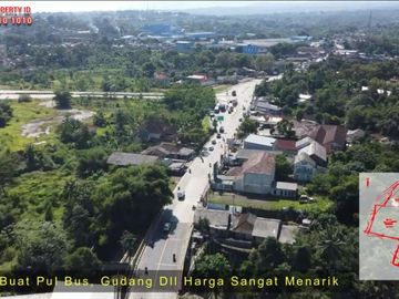 Tanah Commercial Pinggir Jl Raya Sukabumi Caringin Bogor