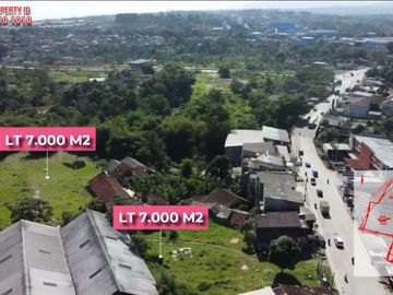 Tanah Commercial Pinggir Jl Raya Sukabumi Caringin Bogor