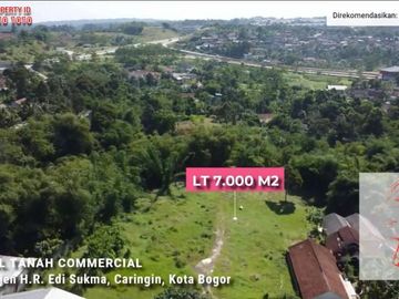 Tanah Commercial Pinggir Jl Raya Sukabumi Caringin Bogor