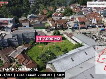Tanah Commercial Pinggir Jl Raya Sukabumi Caringin Bogor