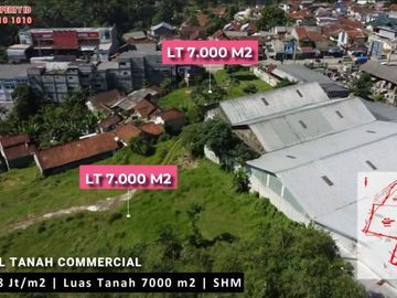 Tanah Commercial Pinggir Jl Raya Sukabumi Caringin Bogor