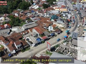 Tanah Commercial Pinggir Jl Raya Sukabumi Caringin Bogor