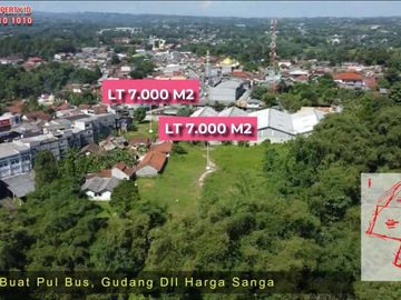 Tanah Commercial Pinggir Jl Raya Sukabumi Caringin Bogor