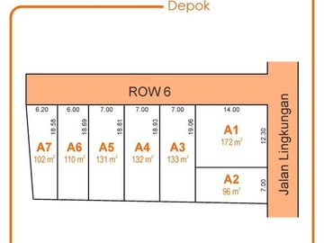 Tanah Depok Selangkah Mall DTC Legalitas SHM