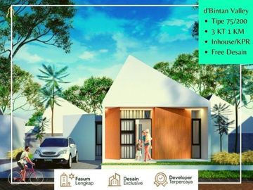 Rumah Inden Cepat di Tengah Kota Tanjung Pinang Bisa Inhouse
