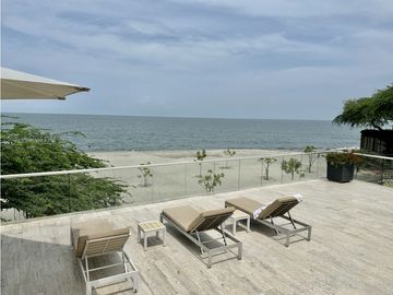 Venta de cabaña en conjunto frente de la playa, Don Jaca, Santa Marta