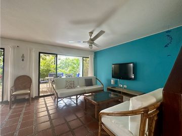 Venta de cabaña en conjunto frente de la playa, Don Jaca, Santa Marta