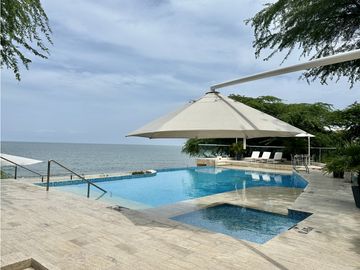 Venta de cabaña en conjunto frente de la playa, Don Jaca, Santa Marta