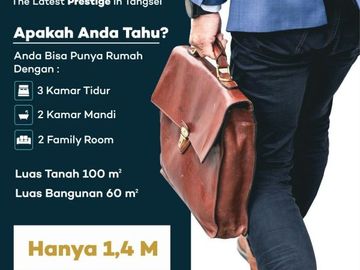 Rumah syariah strategis di pusat kota tangerang bebas banjir