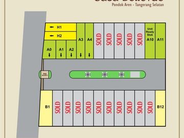 Rumah syariah strategis di pusat kota tangerang bebas banjir