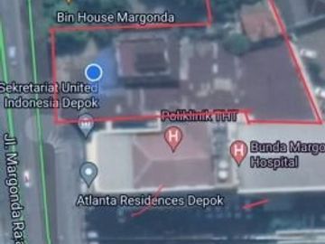 Tanah pinggir jalan raya margonda depok