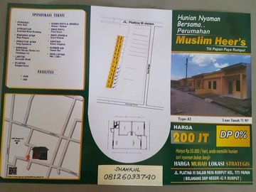 [2A85DD] 2 Bedroom House For Sale 42m2 Medan Deli Medan