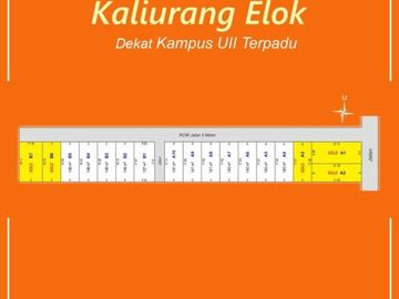 Dekat Kampus UII, Tanah Perumahan Sleman
