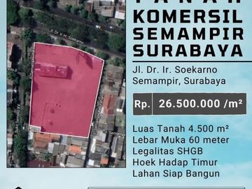 TANAH KOMERSIAL SEMAMPIR SUKOLILO SURABAYA