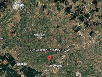 Terreno de 10.000 m2 a 1 km de la Ruta 5, en Ñiquén, Región de Ñuble.