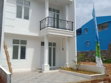 Dijual rumah cluster cantik nuansa villa view kota bandung di Cinunuk