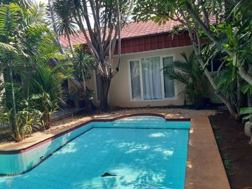 For Rent Beautiful Garden House with Swimming Pool at Kemang