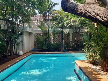 For Rent Beautiful Garden House with Swimming Pool at Kemang