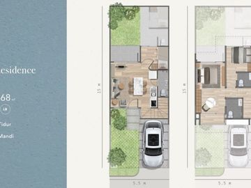 Rumah Cluster Cendana Parc Nort Parc Residence di Lippo Karawaci