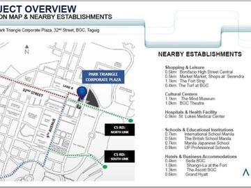 FOR SALE/LEASE - Commercial/Office Space in Park Triangle Corporate Plaza, BGC, Taguig City