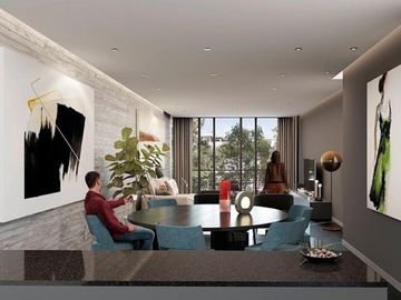 Departamento con rooftop, alberca, asador, en venta Polanco, Ciudad de México.
