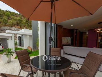 Casa de una planta amueblada  con Alberca en El Palomar Lujo sur