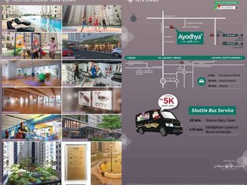 Apartemen Siap Huni di Kota Ayodhya, Harga Murah