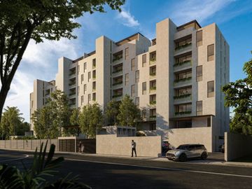 Apartamento con terraza en venta con amenidades, piscina, gym, area de yoga, bbq