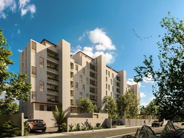 Apartamento con terraza en venta con amenidades, piscina, gym, area de yoga, bbq