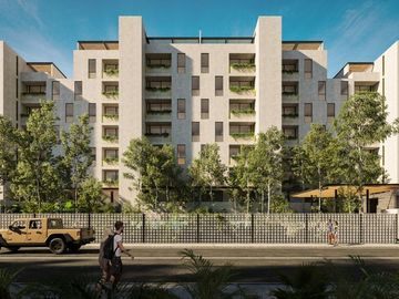 Apartamento con terraza en venta con amenidades, piscina, gym, area de yoga, bbq