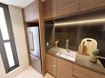 Apartamento con terraza en venta con amenidades, piscina, gym, area de yoga, bbq