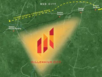 Rumah Siap Huni Cluster Alton Corner @Millennium City