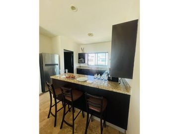 Casa con vista al océano, dentro de Residencial, en venta El Tezal.