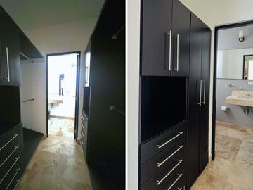 Casa con vista al océano, dentro de Residencial, en venta El Tezal.