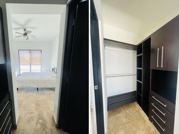 Casa con vista al océano, dentro de Residencial, en venta El Tezal.