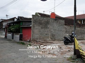 Dijual Tanah Pekarangan di Jalan Gejayan