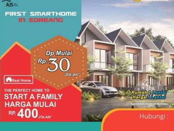 Promo murah Rumah 2 Lt Modern Artha Soreang living Bandung