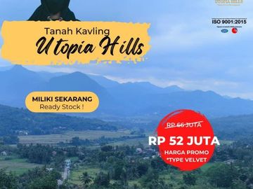 Tanah murah dijual dengan view gunung indah di jonggol