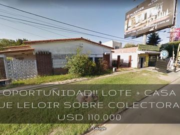 OPORTUNIDAD UNICA EN PARQUE LELOIR SOBRE COLECTORA, CASA 4 AMB. JARDIN, COCHERAS, S/LOTE 10X..., APTO PROFESIONAL/COMERCIAL