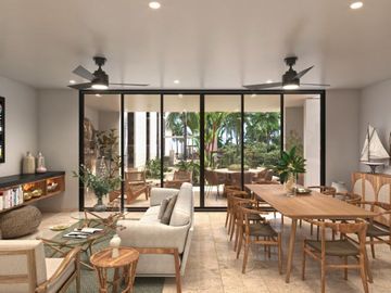 Departamento 5 recamaras con acceso al mar, alberca, coworking, juegos