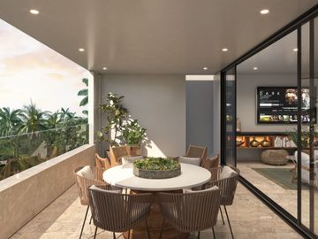 Departamento 5 recamaras con acceso al mar, alberca, coworking, juegos